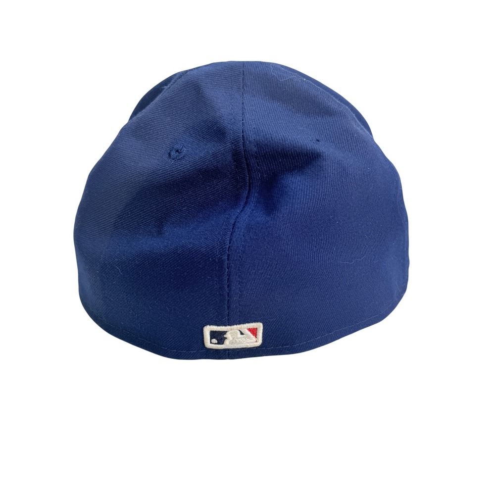 New Era 59FIFTY LA Dodgers Hat Mens 7 3/4 Blue Excellent Fitted MLB Cap - Picture 4 of 8